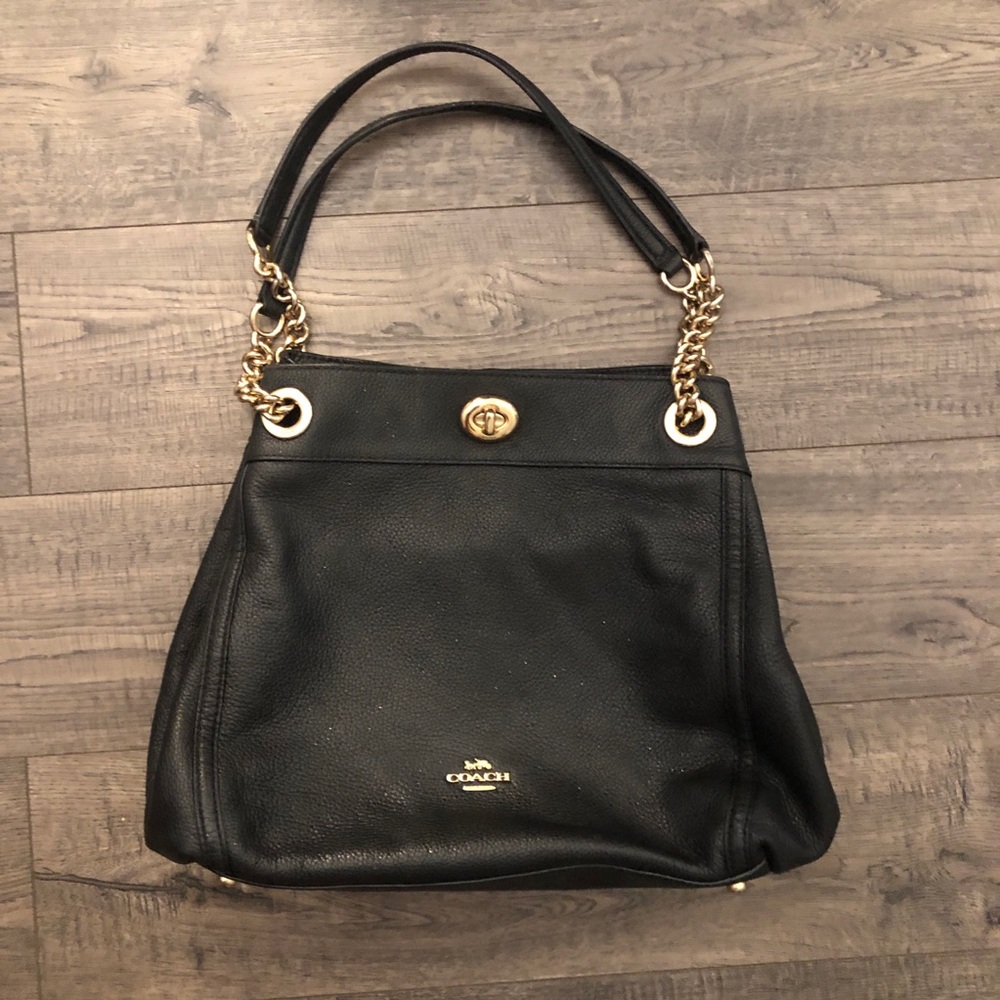 COACH Turnlock Edie Li/Black One Size